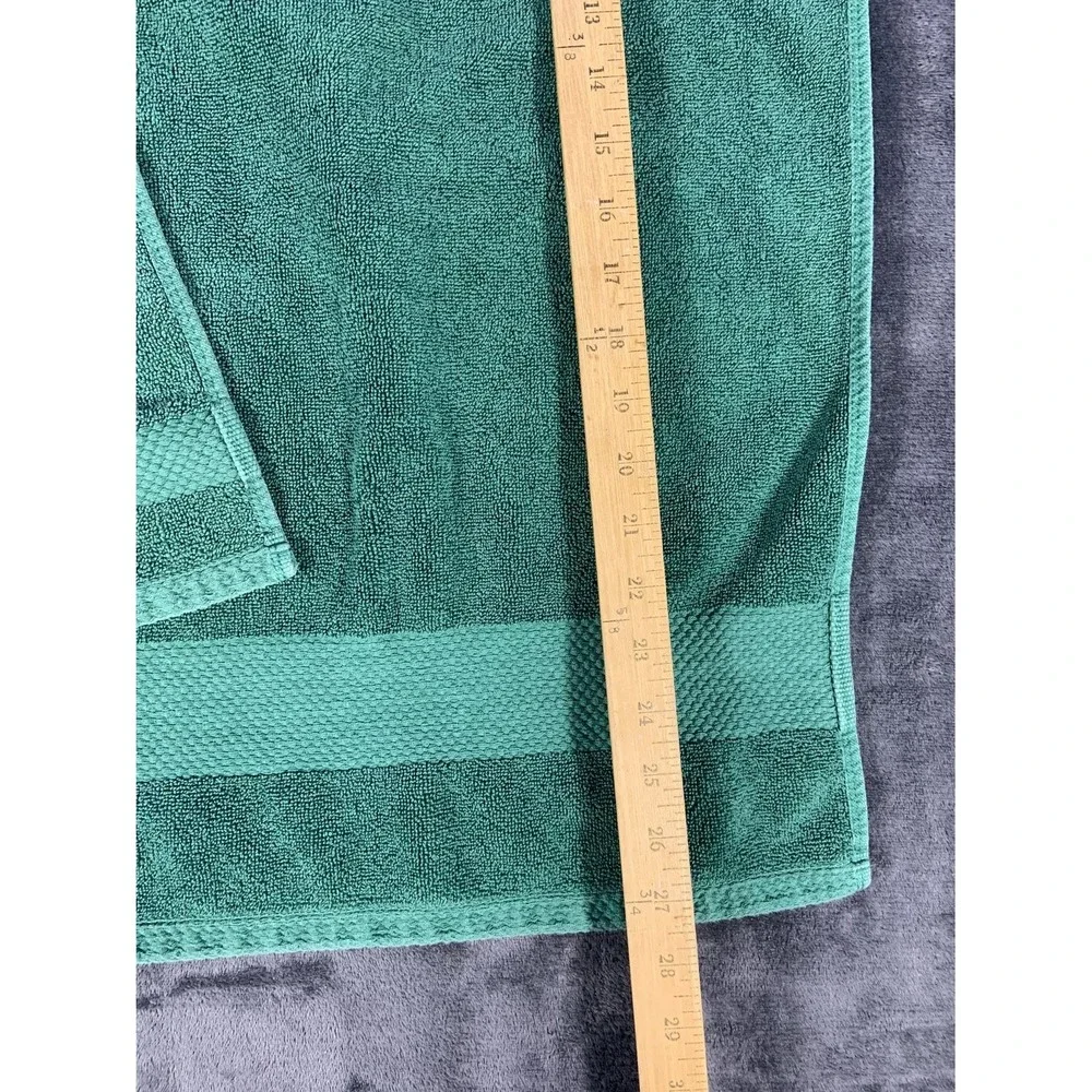 Lacoste Legend Green Supima Cotton 2 Piece Towel Set Hand Washcloth Crocodile
